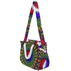 Grateful Dead Rope Handles Shoulder Strap Bag by Semog4