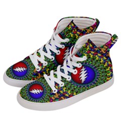 Grateful Dead Women s Hi-top Skate Sneakers by Semog4