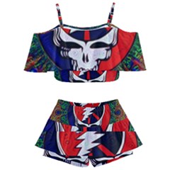 Grateful Dead Kids  Off Shoulder Skirt Bikini by Semog4