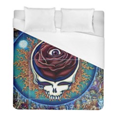 Grateful Dead Skull Rose Duvet Cover (full/ Double Size) by Semog4