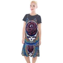 Grateful Dead Skull Rose Camis Fishtail Dress