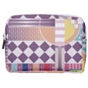 Abstract Shape Color Gradient Make Up Pouch (Medium) View1