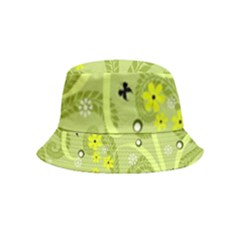 Seamless Pattern Green Garden Bucket Hat (kids) by Semog4