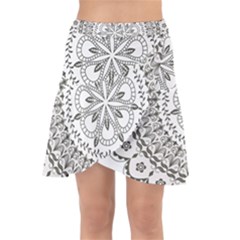 Vector Mandala Drawing Decoration Wrap Front Skirt