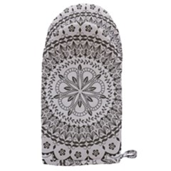 Vector Mandala Drawing Decoration Microwave Oven Glove