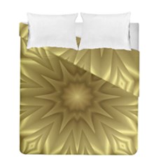 Background Pattern Golden Yellow Duvet Cover Double Side (full/ Double Size)