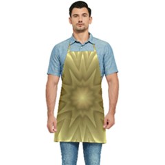 Background Pattern Golden Yellow Kitchen Apron