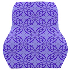 Decor Pattern Blue Curved Line Car Seat Back Cushion  by Semog4