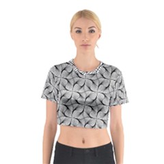 Abstract Seamless Pattern Cotton Crop Top by Semog4