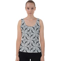 Abstract Seamless Pattern Velvet Tank Top by Semog4