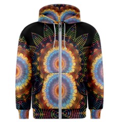 Colorful Prismatic Chromatic Men s Zipper Hoodie by Semog4