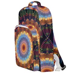 Colorful Prismatic Chromatic Double Compartment Backpack by Semog4