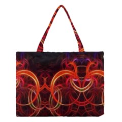 Background Fractal Abstract Medium Tote Bag by Semog4