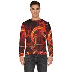 Background Fractal Abstract Men s Fleece Sweatshirt by Semog4