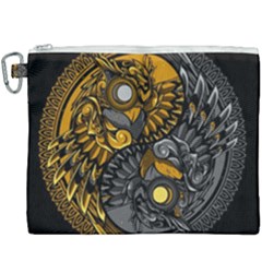 Yin Yang Owl Doodle Ornament Illustration Canvas Cosmetic Bag (xxxl) by Semog4