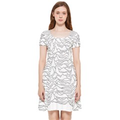 Joy Division Unknown Pleasures Post Punk Inside Out Cap Sleeve Dress by Salman4z