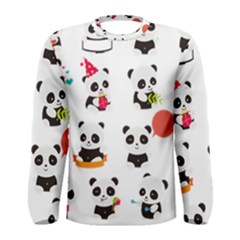 Giant Panda Bear Cuteness Men s Long Sleeve Tee