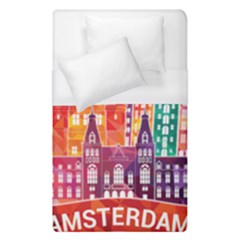 Vector Graphics Amsterdam Silhouette Duvet Cover (single Size) by Salman4z