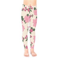 Floral Vintage Flowers Kids  Leggings