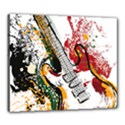 Electric Guitar Grunge Canvas 24  x 20  (Stretched) View1