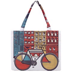 Amsterdam Graphic Design Poster Illustration Mini Tote Bag