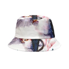 Anchor Watercolor Painting Tattoo Art Anchors And Birds Inside Out Bucket Hat by Salman4z
