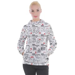 White Printer Paper With Text Overlay Humor Dark Humor Infographics Women s Hooded Pullover by Salman4z