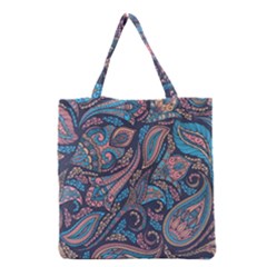 Background Ornament Paisley Grocery Tote Bag