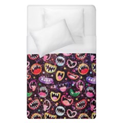 Funny Monster Mouths Duvet Cover (single Size)