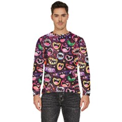 Funny Monster Mouths Men s Fleece Sweatshirt by Salman4z