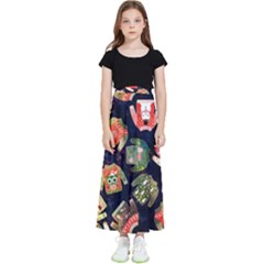 Ugly Christmas Kids  Flared Maxi Skirt by Salman4z