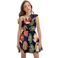 Ugly Christmas Kids  One Shoulder Party Dress by Salman4z