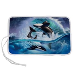 Orca Wave Water Underwater Pen Storage Case (s) by Salman4z