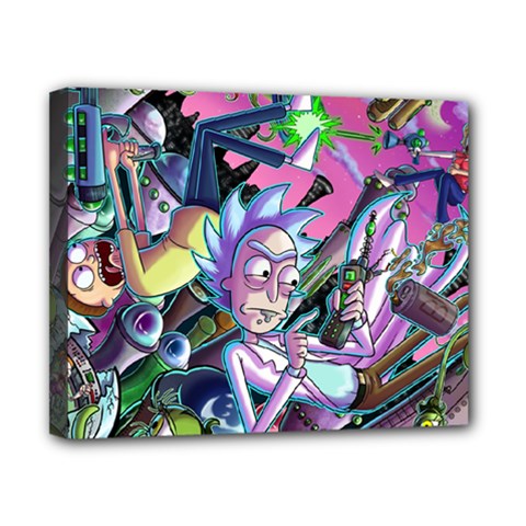 Rick And Morty Time Travel Ultra Canvas 10  x 8  (Stretched)