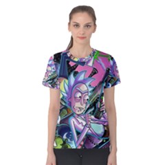 Rick And Morty Time Travel Ultra Women s Cotton Tee