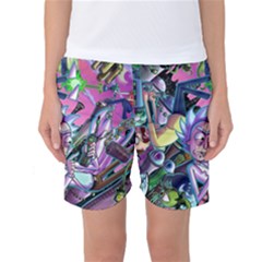 Rick And Morty Time Travel Ultra Women s Basketball Shorts