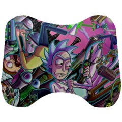 Rick And Morty Time Travel Ultra Head Support Cushion