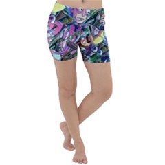 Rick And Morty Time Travel Ultra Lightweight Velour Yoga Shorts by Salman4z