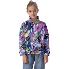 Rick And Morty Time Travel Ultra Kids  Half Zip Hoodie