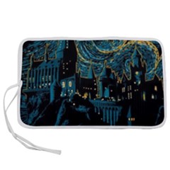 Hogwarts Castle Van Gogh Pen Storage Case (l) by Salman4z