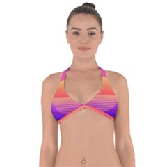 Sunset Summer Time Halter Neck Bikini Top by Salman4z