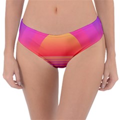 Sunset Summer Time Reversible Classic Bikini Bottoms by Salman4z