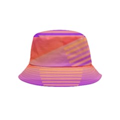 Sunset Summer Time Inside Out Bucket Hat (kids) by Salman4z