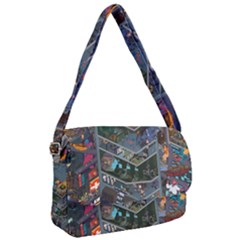 Fictional Character Cartoons Courier Bag by Salman4z