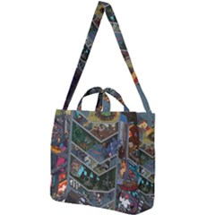 Fictional Character Cartoons Square Shoulder Tote Bag by Salman4z