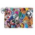 Cartoon Explosion Cartoon Characters Funny Canvas Cosmetic Bag (XL) View1