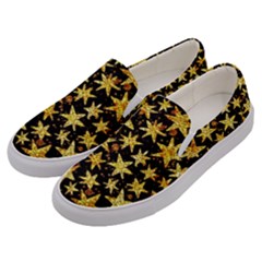 Shiny Glitter Stars Men s Canvas Slip Ons by Salman4z