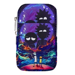 Rick And Morty In Outer Space Waist Pouch (large) by Salman4z