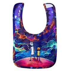 Rick And Morty In Outer Space Baby Bib by Salman4z