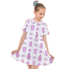 Kid’s Clothes Kids  Short Sleeve Shirt Dress by SychEva